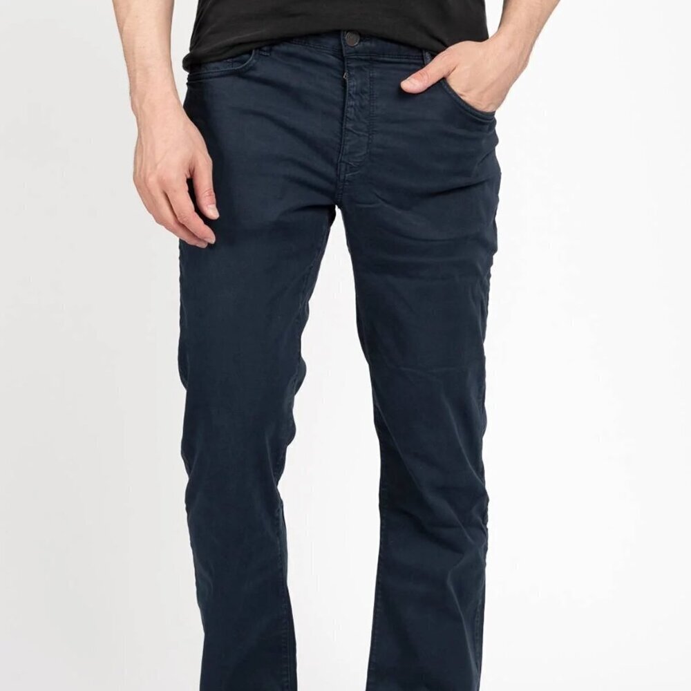 Jack Of Spades High Roller Navy Sateen Pants -Men's Size 34 x 30 - VGUC